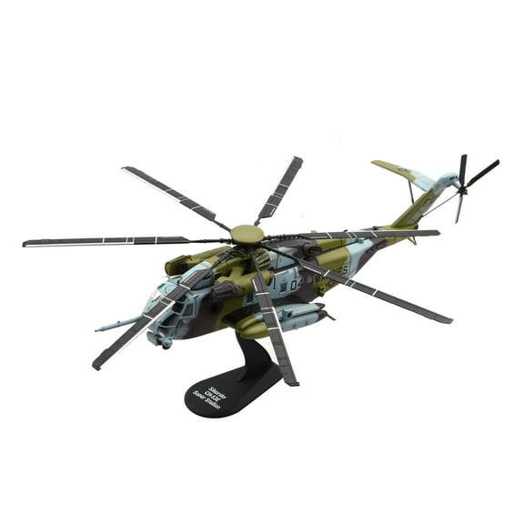 APPLAYERR Die Cast Alloy Plastic Helicopter Model US Navy Sikorsky CH-53E Super Stallion 1:72 Scale for Enthusiasts Gifts