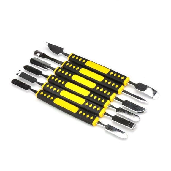 APPLAYERR Dual-Tipped Metal Crowbars Set for Diverse Repair Needs with Non-Slip Silicone Grip