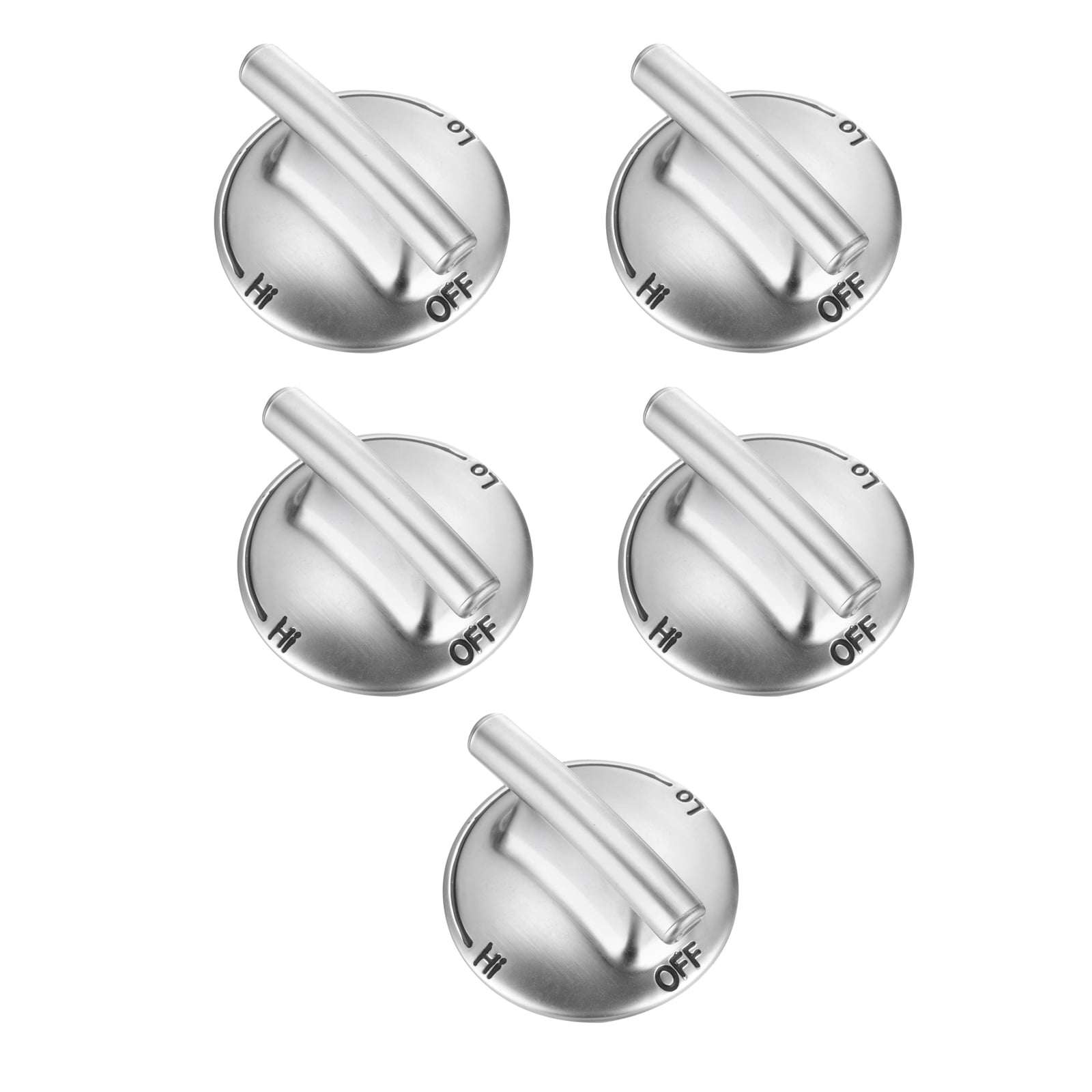 APPLAYERR Elegant Silver Stove Knobs Set Enhances Kitchen Aesthetics, Compatible with Magic Chef