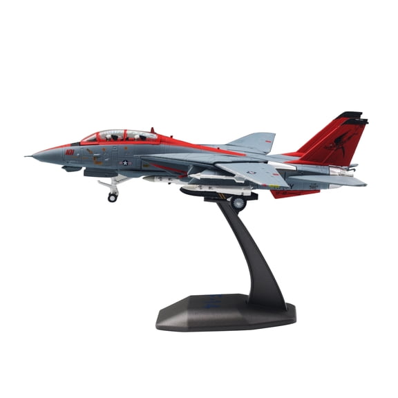 APPLAYERR F14 Tomcat Fighter Model 1/100 Scale Alloy Plastic 20x19cm For US Navy Fans Plane Collection Desk Decor Holiday Gifts