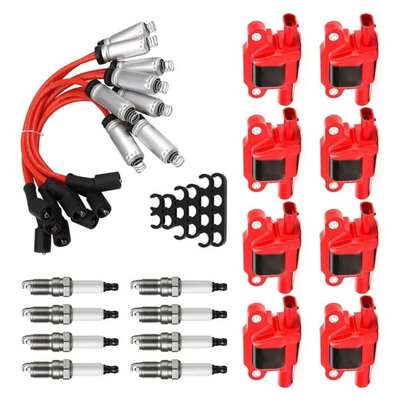 APPLAYERR Factory-Tested Ignition Coils + Spark Plug Assemblies For 2007-2013 Cadillac Escalade EXT
