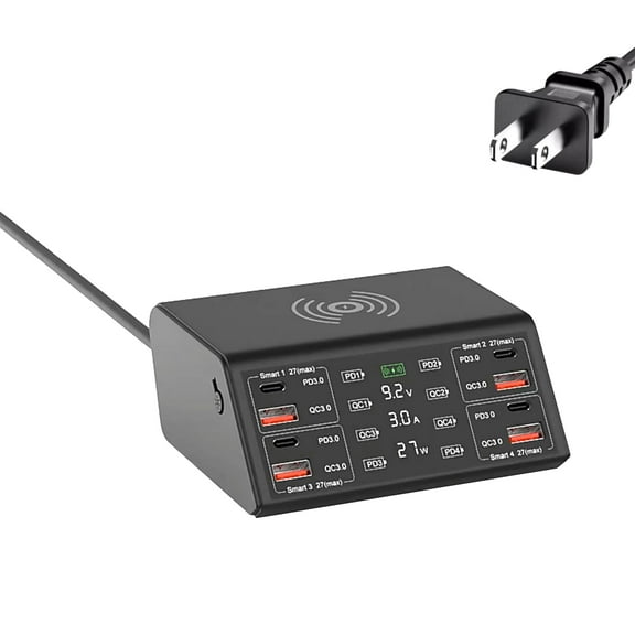 APPLAYERR High Capacity Charging Station for iPhone iPad Samsung with Over Protection Safety Features