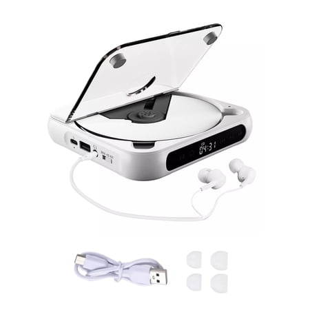 APPLAYERR High-Quality Bluetooth CD Player with Bluetooth 5.3, User-Friendly for Seamless Learning Experience