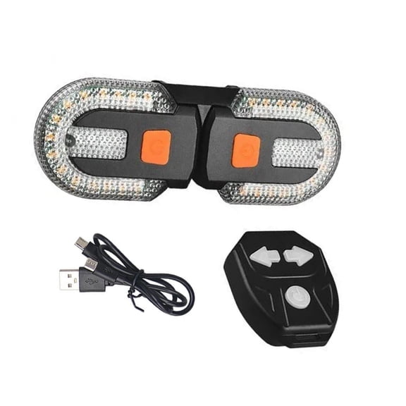 APPLAYERR Lightweight Bicycle Split Tail Light 5 Lighting Modes ABS Black For Mountain Road Bike Night Riding Accessories