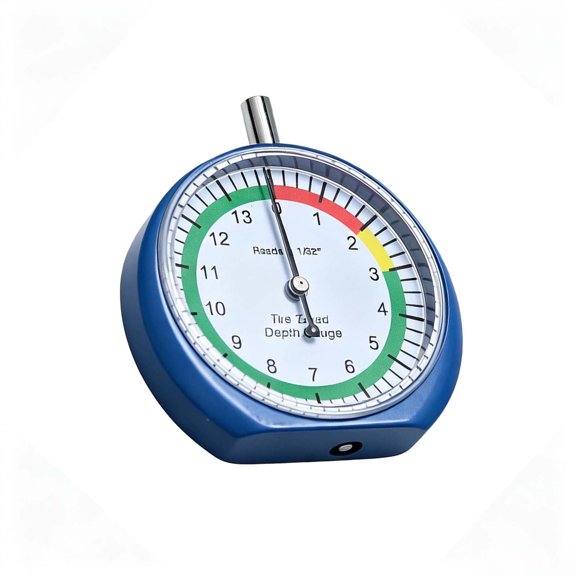 APPLAYERR Manual Analog Tire Depth Gauge Reading Retention Function For Daily Automotive Tire Inspection Use