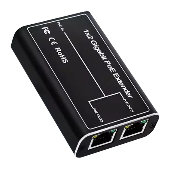 APPLAYERR Plug-and-Play POE Extender for Easy Networking, 1000mbps Speed, Ideal for Surveillance & CCTV Systems