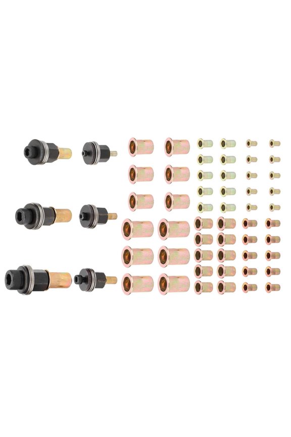 Portable Manual Riveting Tool Set M3 To M10 Carbon Steel Material For Industrial Household Repair Work