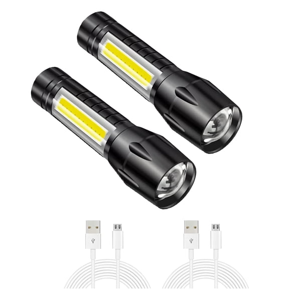 APPLAYERR Portable Pocket Flashlight Adjustable Focus Rechargeable Led 5W Ip66 For Dog Walking Camping Outdoor Activities