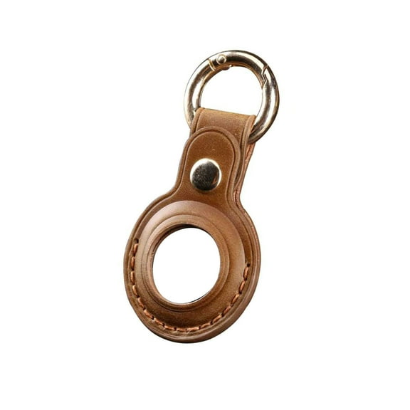 APPLAYERR Premium Leather for AirTag Keychain Case Holder Cowhide 2021 Anti-Loss Integrated Design Microfiber Interior Durable