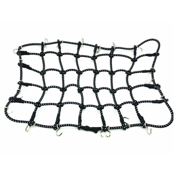 APPLAYERR RC Model Car Roof Rack Fixing Net Elastic Stretch Material 25cm×15cm For 1/10 1/8 RC Crawler D90 SCX10 90046 TRX-4
