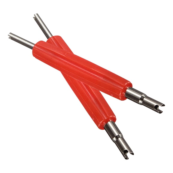 APPLAYERR Red Plastic Handle Metal Shaft Valve Core Remover Tool 122mm For Car Truck Bike Motorcycle Tire Service