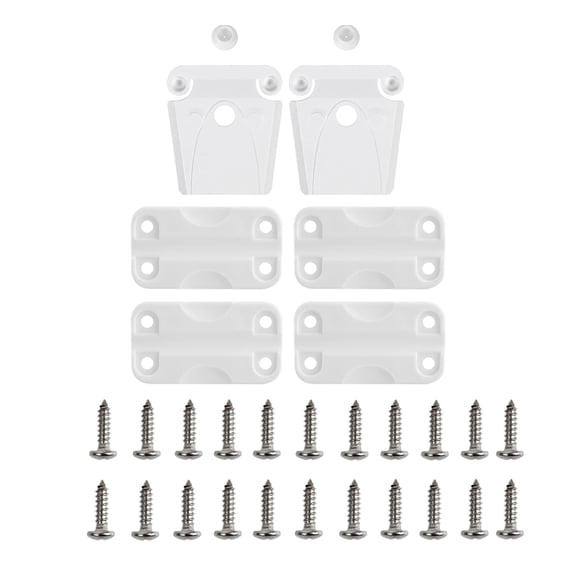 APPLAYERR Repair Kit Hinges Latches for 25 165 Quart White Durable Replacement Parts 24013 24012 for Igloo Cooler