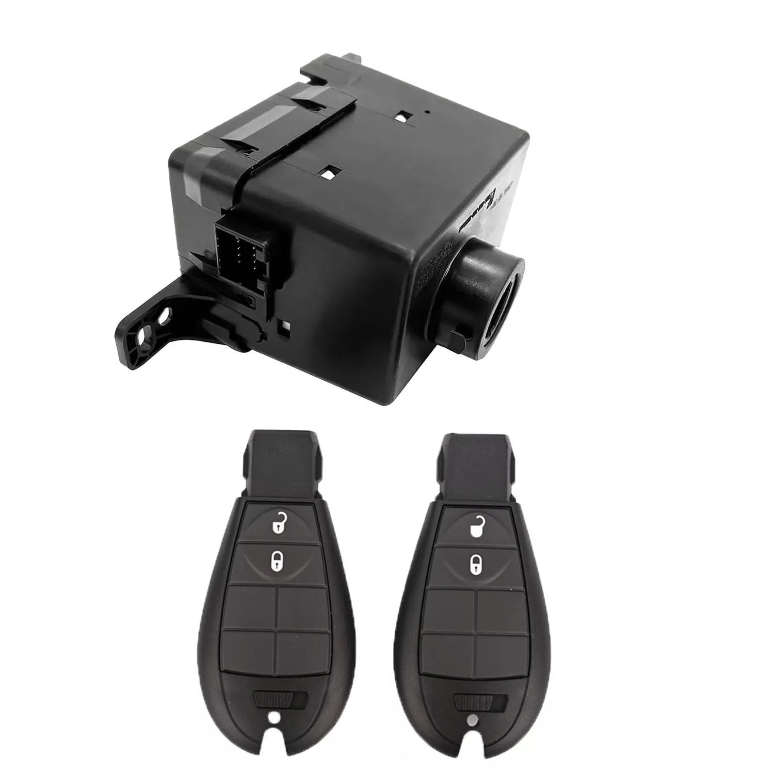 APPLAYERR Replacement Ignition Switch Module for Dodge 08-10 with Keys 68210155AB Easy Install Durable Black Plastic