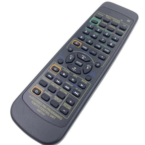 APPLAYERR Replacement Pioneer Remote Black, 433 MHz Frequency for AXD7247/AXD7245 Models