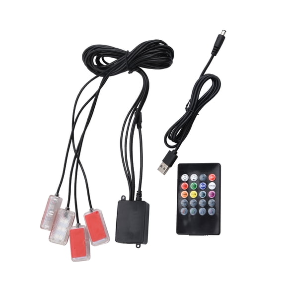 APPLAYERR Rgb Car Interior Led Light Kit App Remote Control Music Sync For Automobile And Truck Interior Decoration