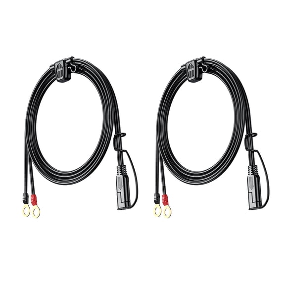 APPLAYERR SAE To O Ring Battery Cable 18AWG 6Ft Length Quick Disconnect Structure For Car Tractor Battery Charging Application