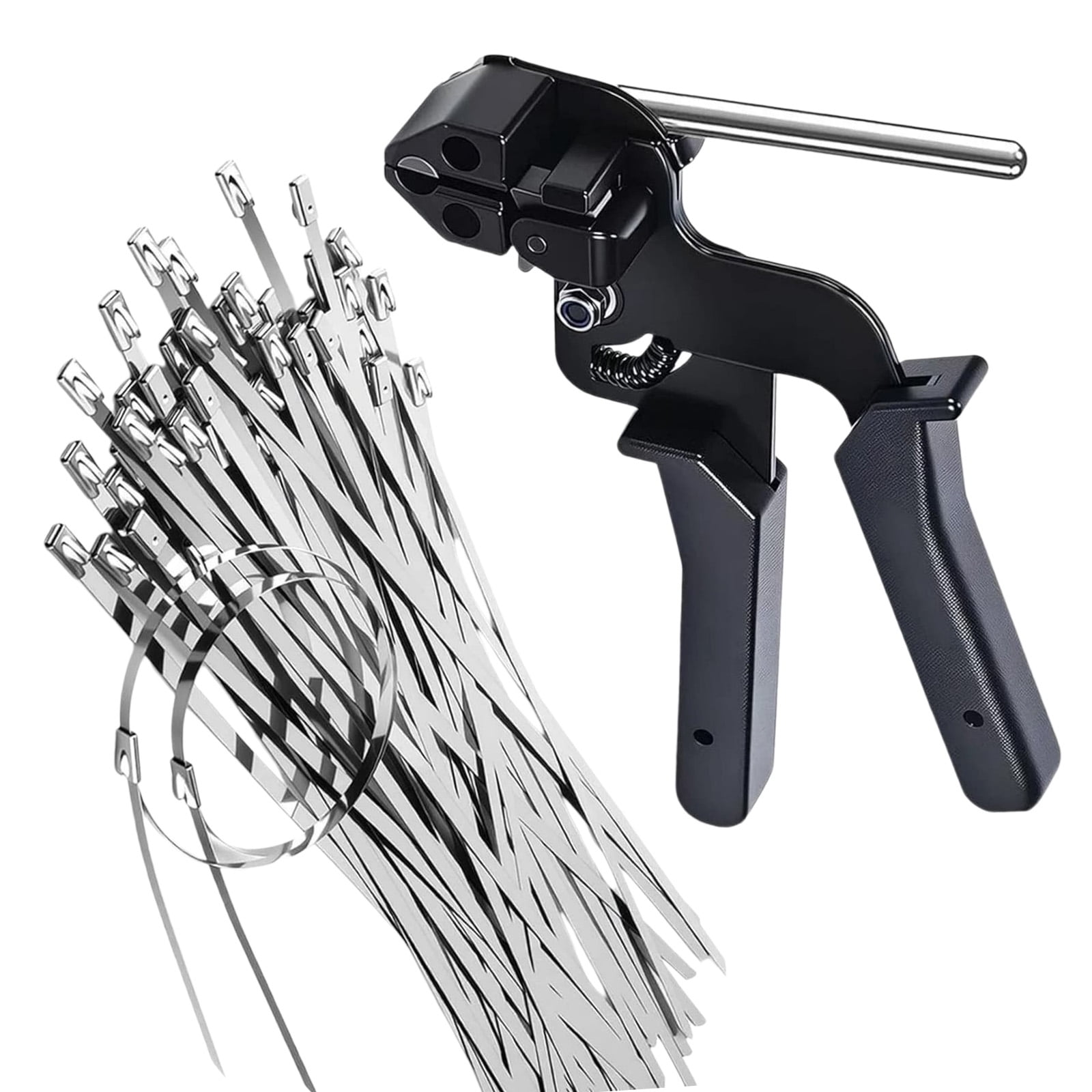 APPLAYERR Stainless Steel Cable Tie Installation Tool 7.87in Zip Ties Stable Structure For Outdoor Pipeline Cable Bundle Fixing Applications