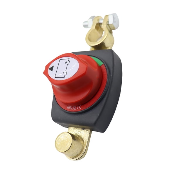 APPLAYERR Top Post Battery Switch 275A 12-48V On Off for Cars RVs Boats Prevents Drain Protects Against Leaks Safe Isolation Brass Connectors