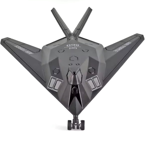 APPLAYERR US F-117 Nighthawk Stealth Fighter Replica for Military Fans 1:300 Scale Model, Detailed Restoration, Desk Decor