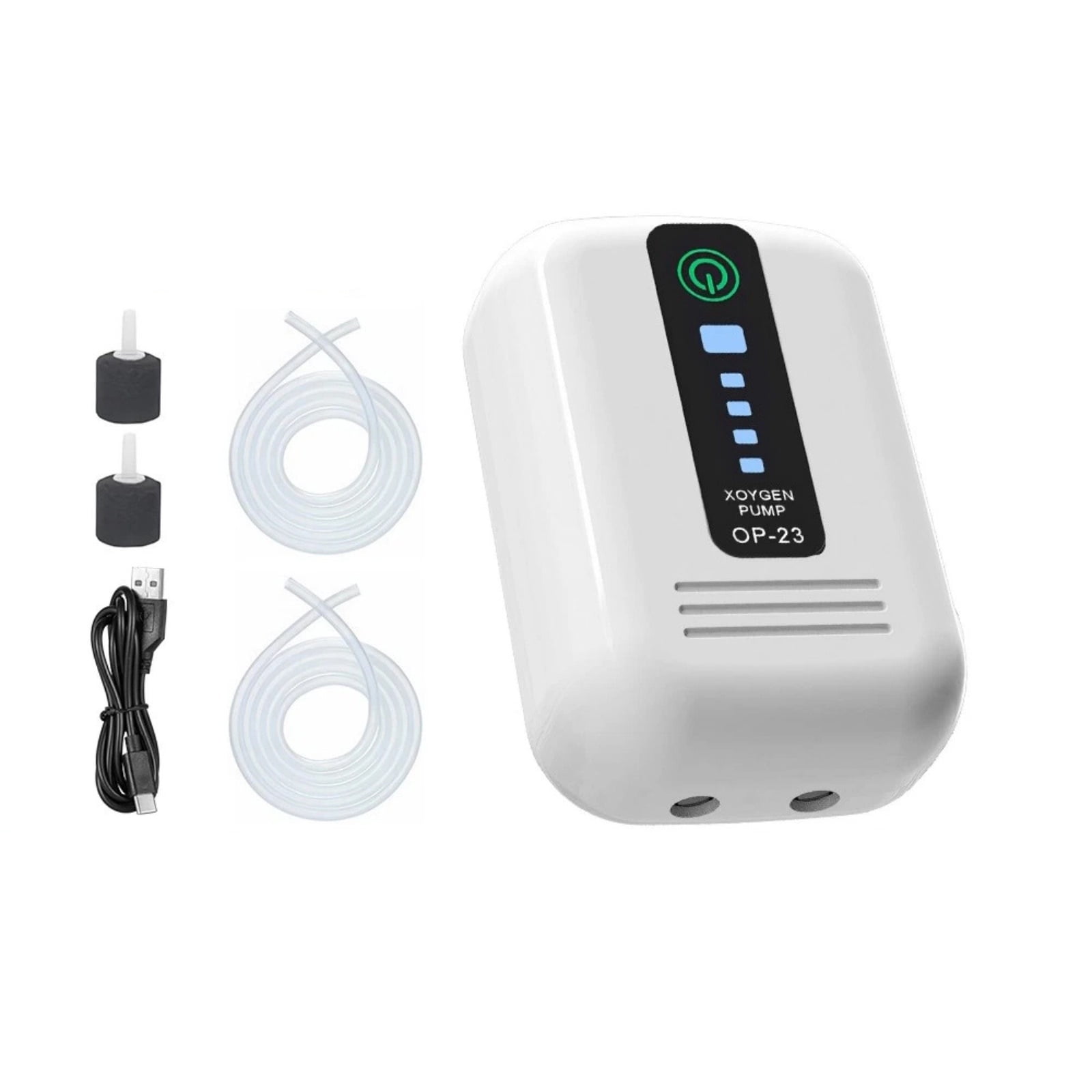 APPLAYERR USB Type-C Rechargeable Aquarium Air Pump AC Power Failure Backup Function For Aquarium Fish Bait Survival