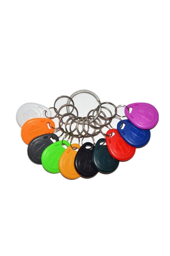 Waterproof Rfid Key Fob Em4305 125khz Pure Copper Coil Key Ring Tag For Security Entry System