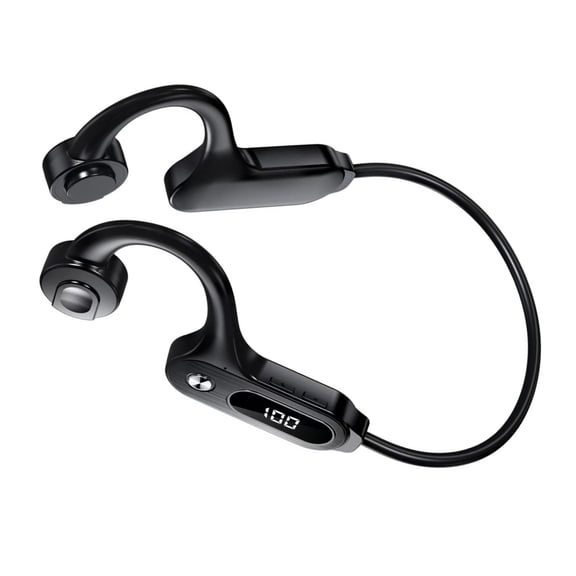 APPLAYERR Wireless Headset with LED Display Bluetooth 5.3 88 Hour Playtime IPX5 Waterproof 300mAh Battery TF Card Support Lightweight