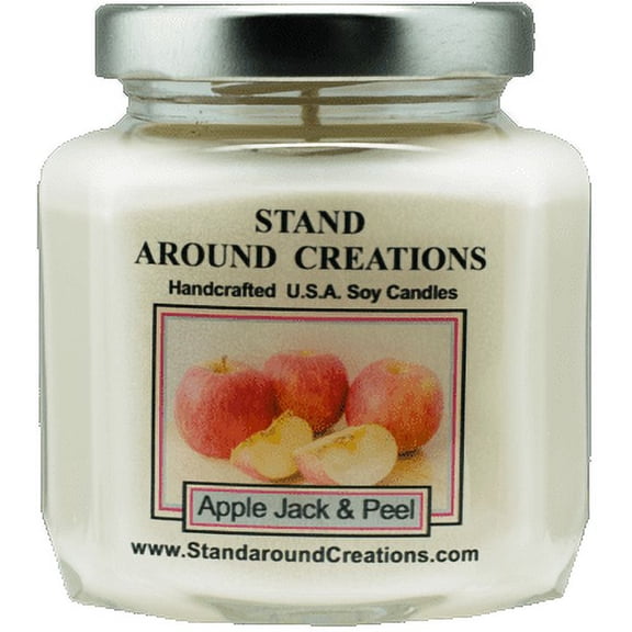 APPLE JACK & PEEL HEX 6-OZ. ALL NATURAL SOY CANDLE