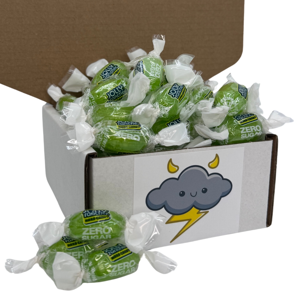 APPLE Jolly Rancher Sugar Free (Zero Sugar) Hard Candy 42 Piece Count