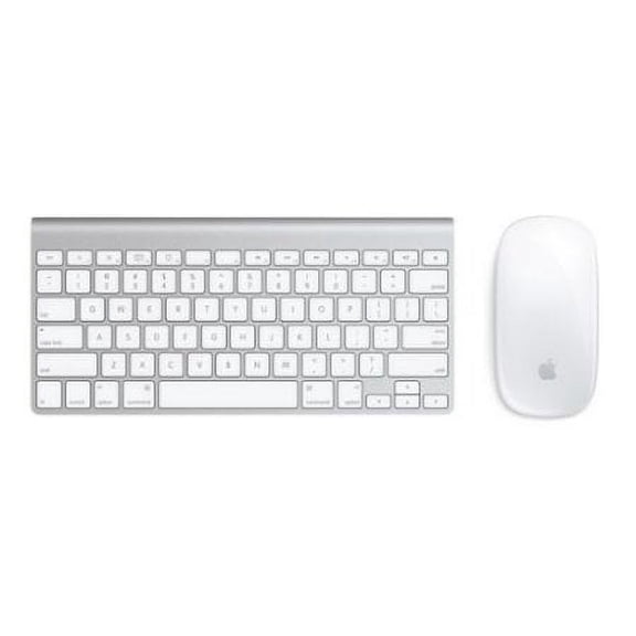 Pre-Owned APPLE Magic Mouse MB829LL/A & Magic Keyboard MC184LL/B (Grade-A Condition) (White) Bundle Offer - Used