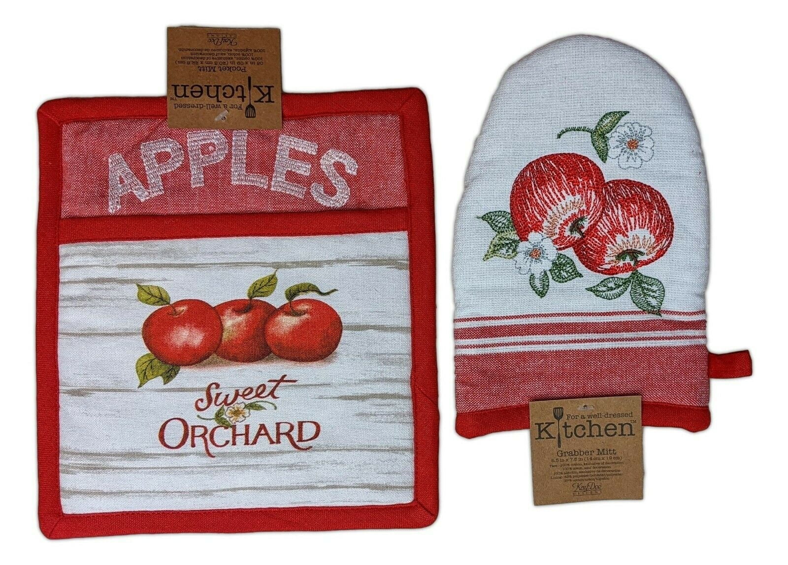 Kay Dee Designs Sweet Orchard Potholder & Oven Mitt