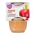thumbnail image 1 of Parent's Choice Stage 1 Baby Food Apple Puree, 4 oz Cups, 2 Pack, 1 of 10