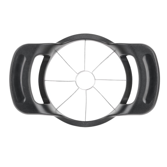 Mainstays Black Apple Wedger with Stainless Steel Blades, Ergonomic Grip