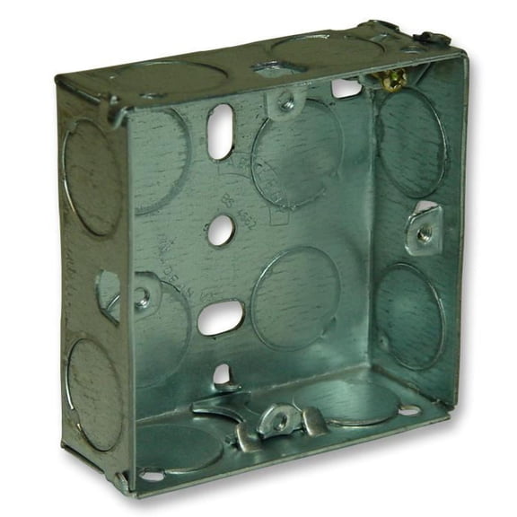APPLEBY - Steel Back Box, 1 Gang 25mm