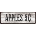 thumbnail image 1 of APPLES 5Â¢ Ship Lap Look Country Chic 6x18 Metal Sign Wall Decor 206180044056, 1 of 1