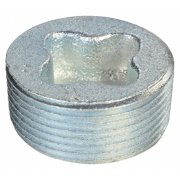 APPLETON ELECTRIC PLG-100R Recessed Plug,HazLoc,Steel,1In