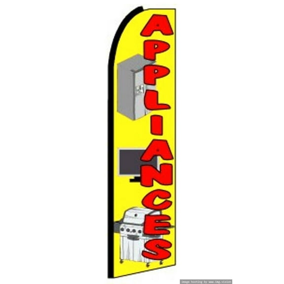 APPLIANCES Swooper Flag (Hardware Not Included) |Advertisement /Business Flags | Feather Flag |