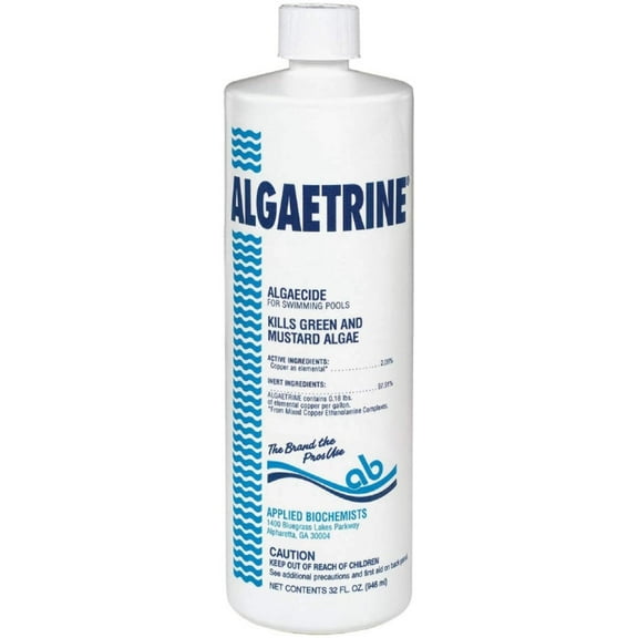 Applied Biochemists 406503A Algaetrine Swimming Pool Algaecide Cleaner, 32 fl oz