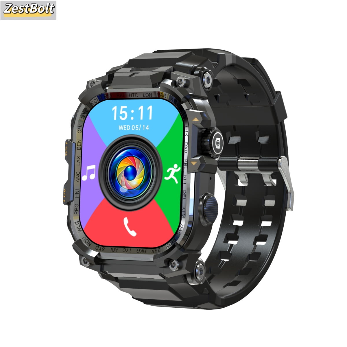 APPLLP 7 MAX Smartwatch 4G SIM Full Network Android OS GPS WiFi 2.06 ...
