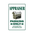 thumbnail image 1 of APPRAISER Aluminum Sign parking Aluminum Signs appraise jewelry real estate | Indoor/Outdoor | 18" Tall, 1 of 4