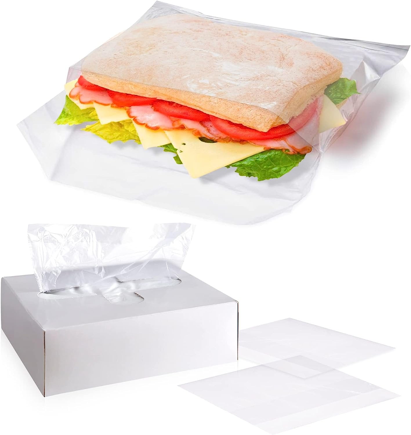 SC Johnson Ziploc® 682255 Sandwich-Size Clear 1.2 mil Poly