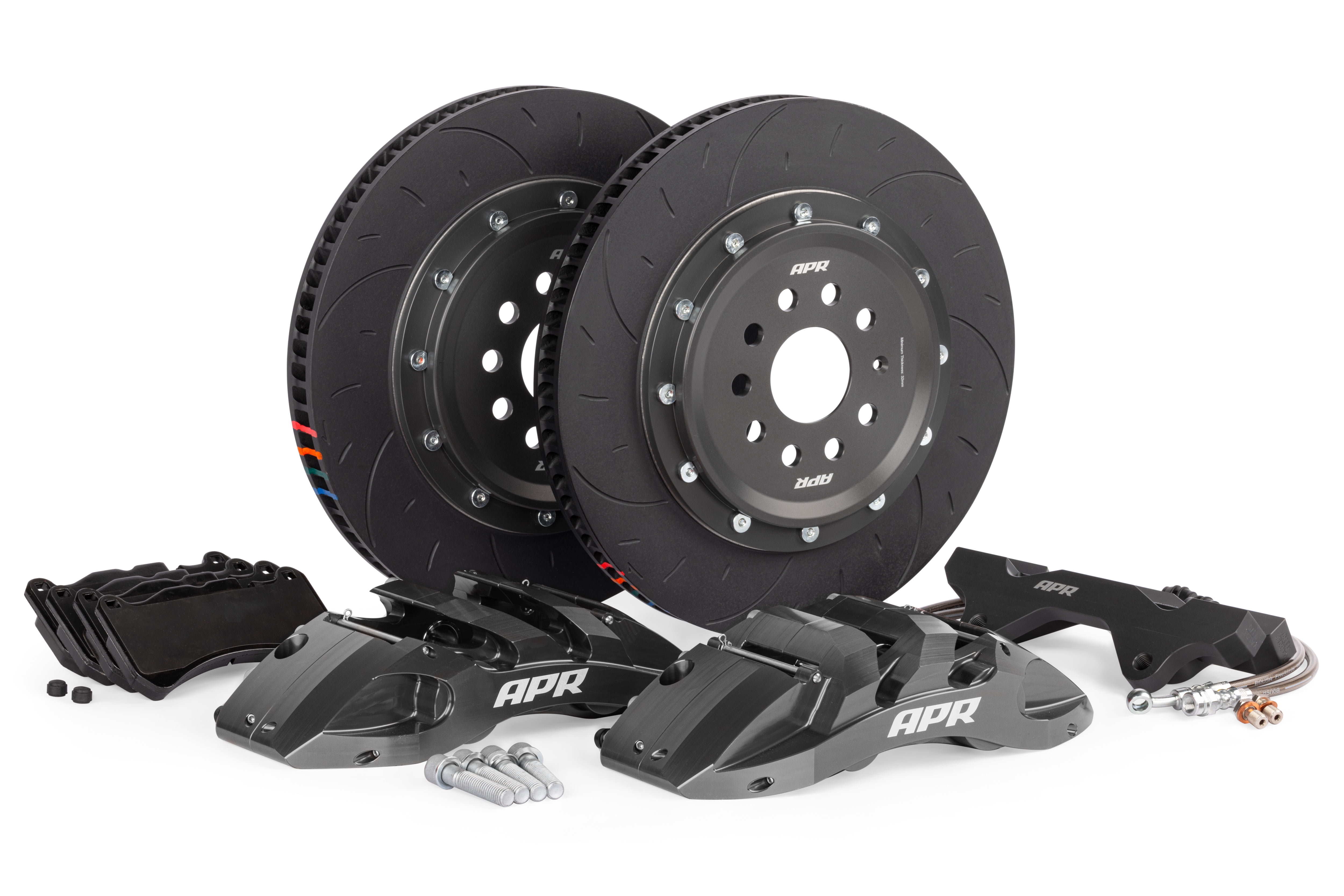 APR BRK00069 370x34mm 6-Piston Big Brake Kit - Front - Grey - (8Y RS3)