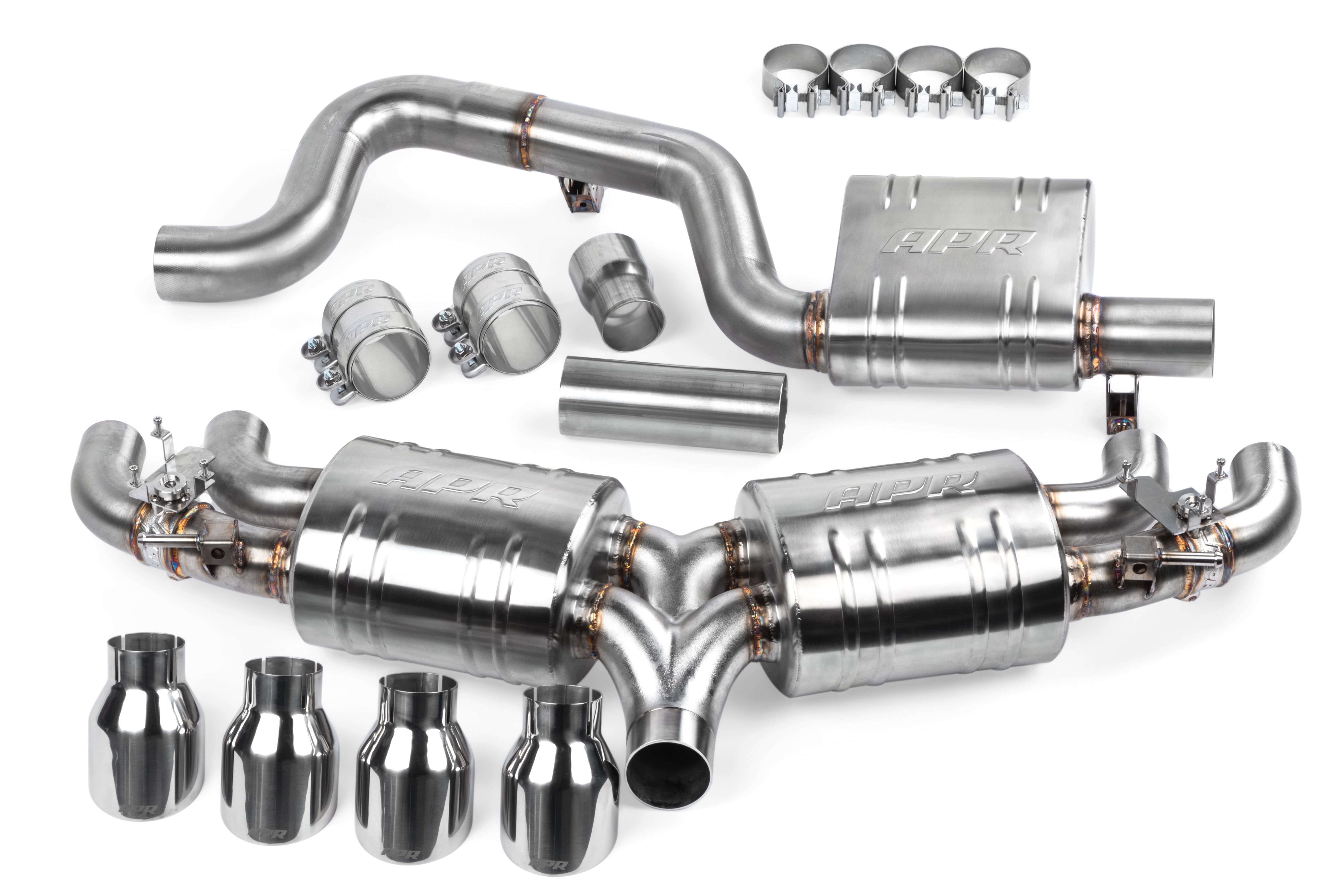 APR CBK0004 Catback Exhaust System for S3 Sportback/T-Roc (8V)