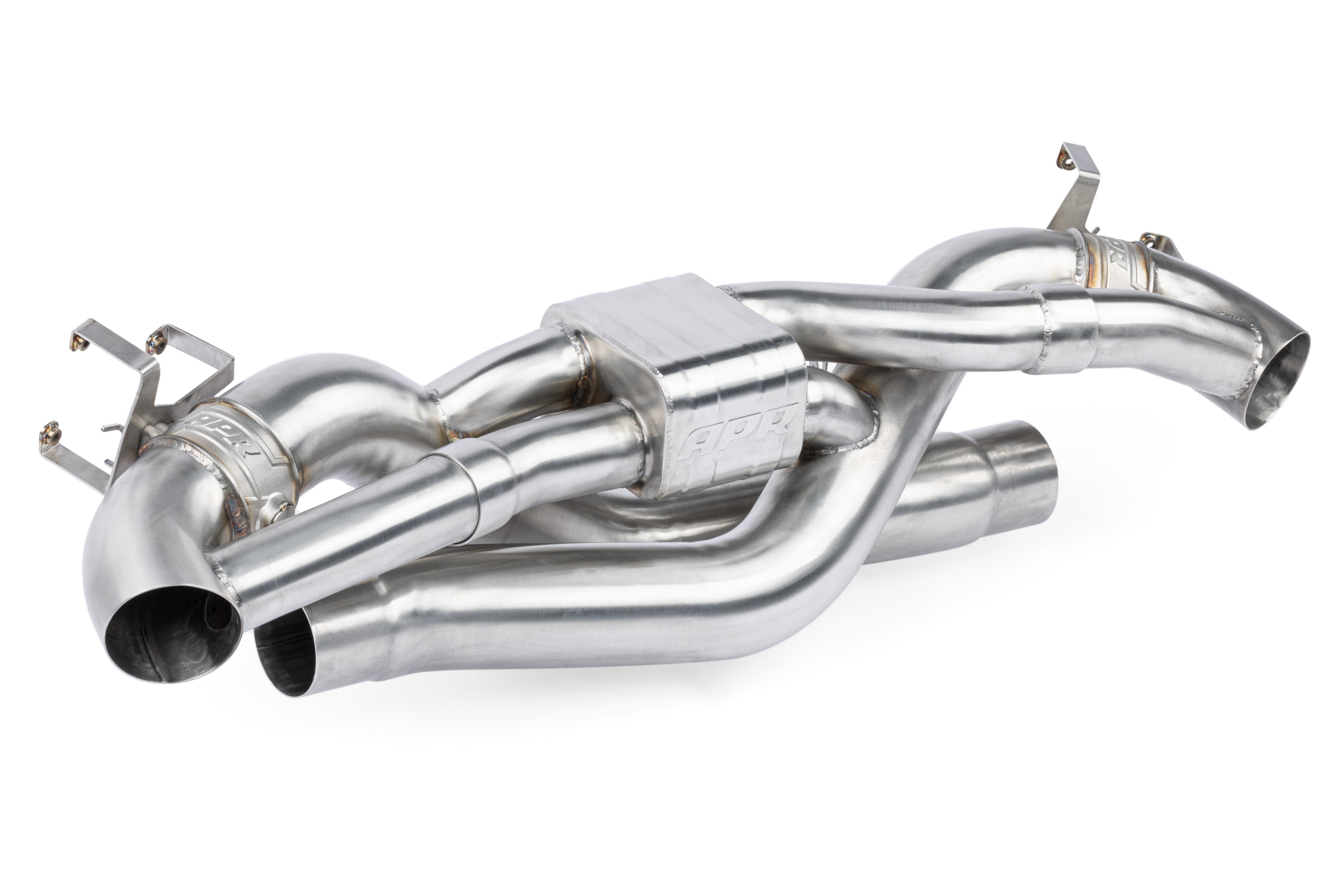 APR CBK0058 Catback Exhaust System - T304 Stainless Steel - Quad Exit - Kit