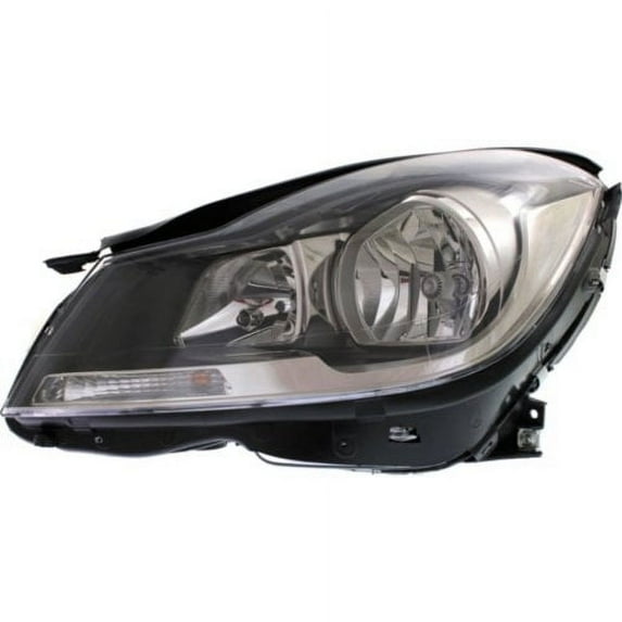 APR High Quality Aftermarket Headlight Combination Assembly for 2012-2015 Mercedes-Benz C250 W204; Coupe; w/o Cornering Lamps; Black MB2502186 2048209959 MB2502186