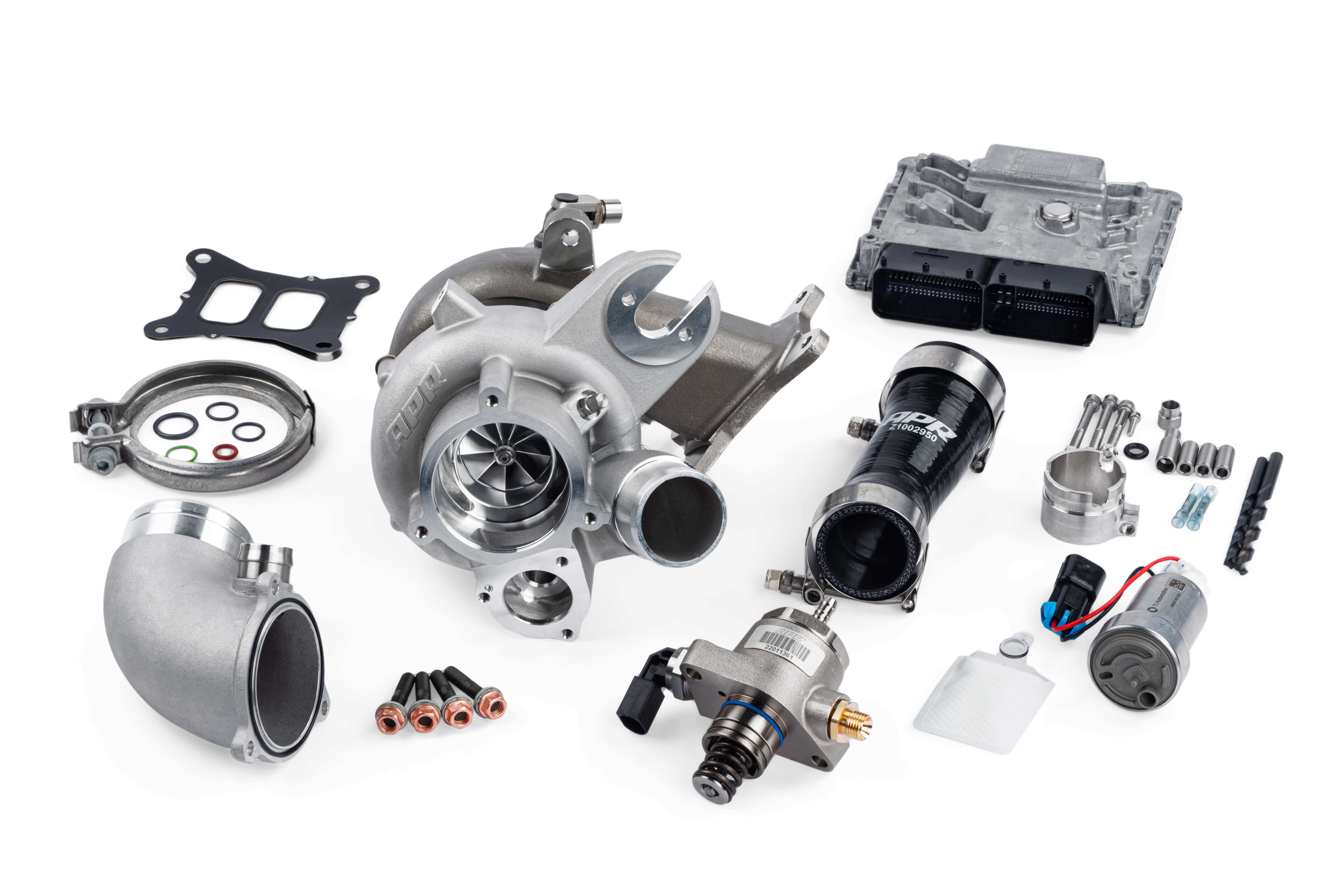 APR T4100003-A DTR6054 Direct Replacement Turbocharger System with LPFP & HPFP - 2.0T EA888.3 Trans