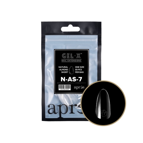 Apres Gel-X® Refill Bag 50 tips Natural Almond Short