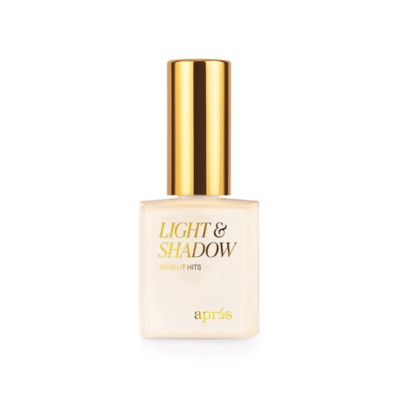 APRÉS Light & Shadow Sheer Gel Couleur Nail Polish, When It Hits, 10ml