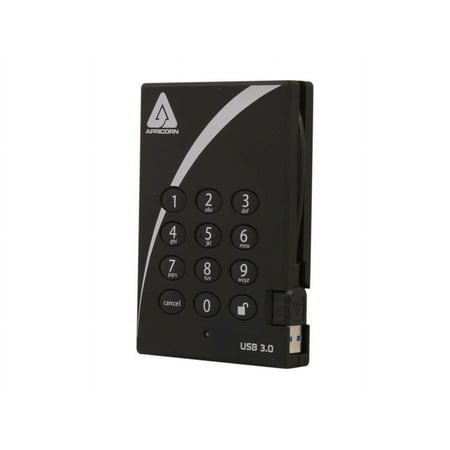 500GB AES-XTS PADLOCK SECURE USB 3.0 256BIT ENCRYPT TAA COMP