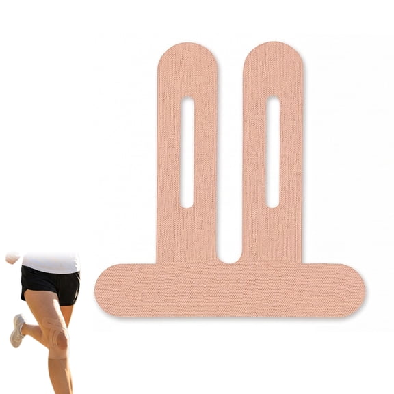 APRIS Pre Cut Kinesiology Tape for Knees, Knee Tape for Pain Relief, Waterproof (Skin Tone, 10 Pieces)