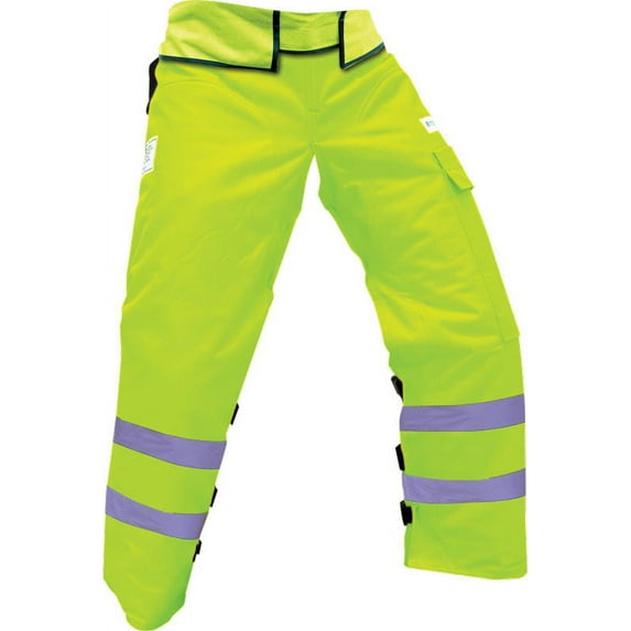 APRON STYLE CHAINSAW CHAP SAFETY GREEN
